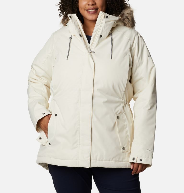 Jachete Izolate Columbia Suttle Mountain II Dama Albi | Plus Size YDQ8S7ZM0